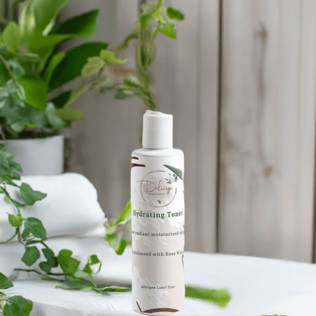 Hydrating Balanced toner rose water delicya natural skin care