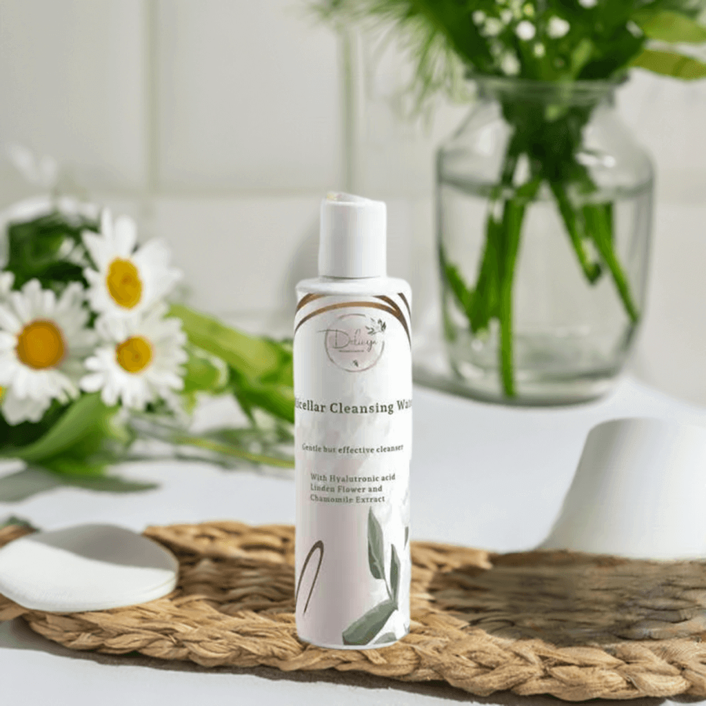 Micellar cleansing water chamomile extract delicya dry skin anti ageing