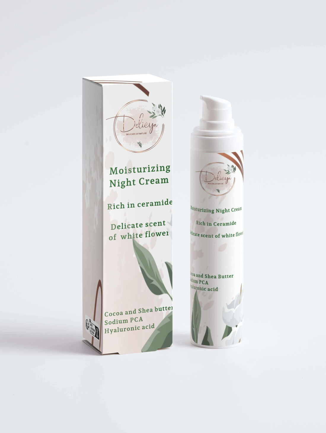Moisturizing Night Cream 50ml - Delicya skincare natural rejuvenation process